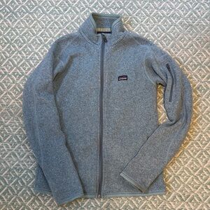 Patagonia Heather Blue Knit Sweater